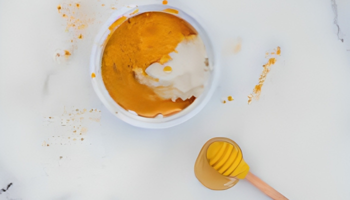 Yogurt and Turmeric Paste